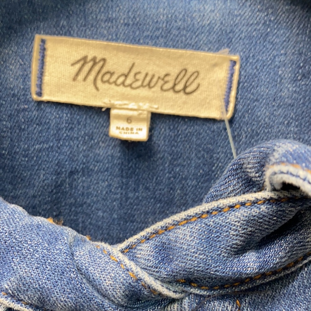 Madewell denim dress in size 8 - Picture 2 of 5